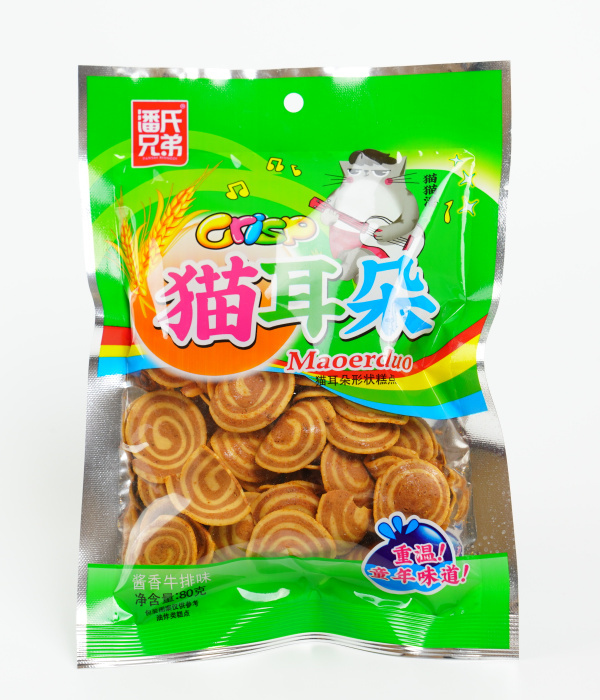 80g猫耳朵酱香牛排味
