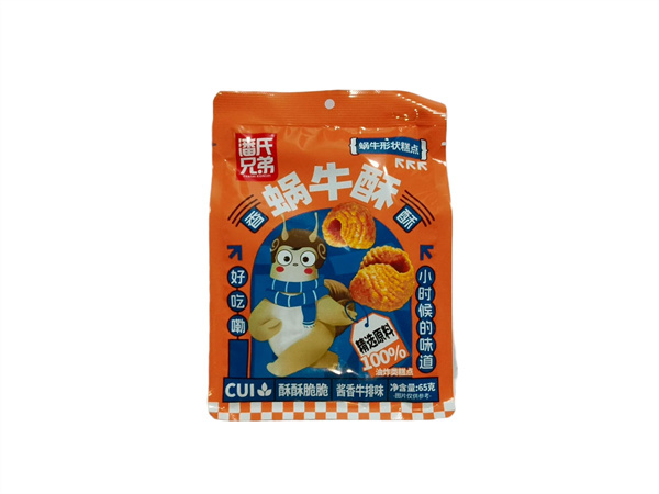蜗牛酥酱香牛排味65g