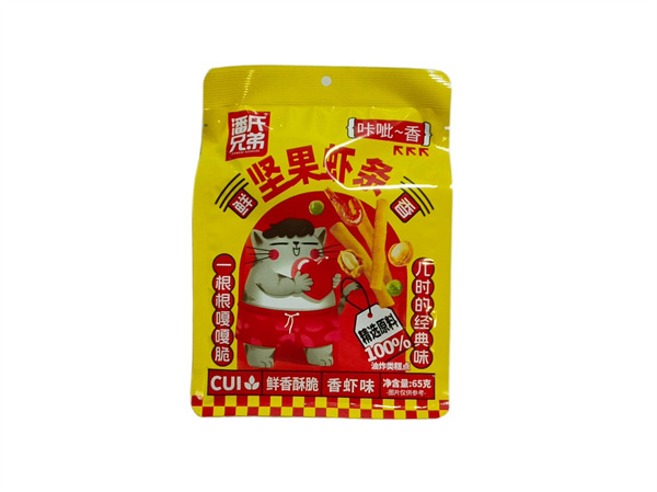 坚果+虾条香虾味65g